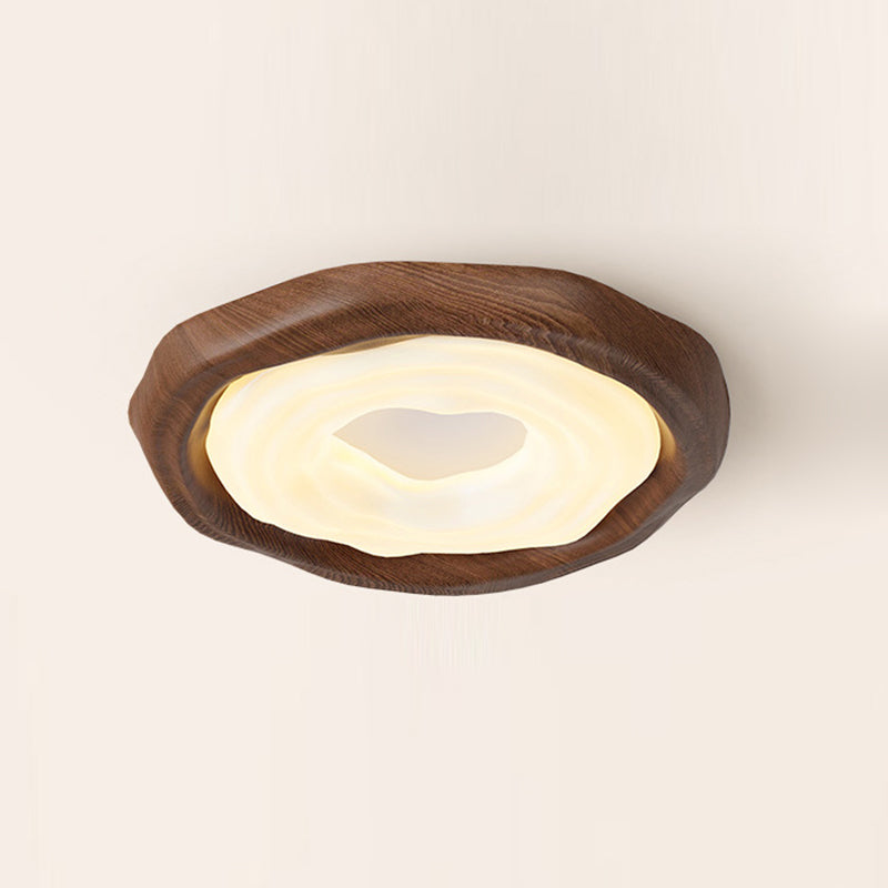 ضوء سقف مثبت بمصباح LED بظل حديدي بتصميم عصري رجعي لغرفة المعيشة 