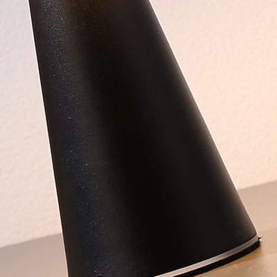 モダンミニマリストシリンダーアイロンアクリルUSB LEDテーブルランプ寝室用 