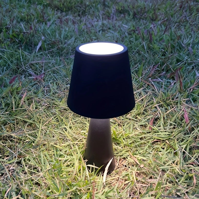 مصباح طاولة LED USB أكريليك حديدي أسطواني حديث بسيط لغرفة النوم 