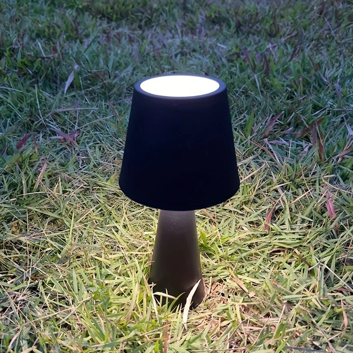 مصباح طاولة LED USB أكريليك حديدي أسطواني حديث بسيط لغرفة النوم 
