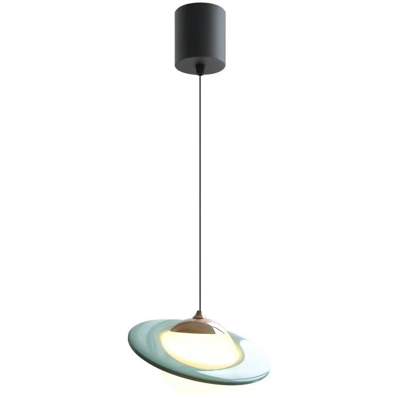 Contemporary Creative Globe Iron Resin LED Pendant Light For Bedroom