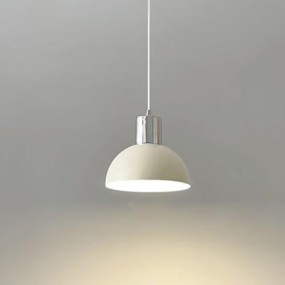 Suspension Contemporaine Rétro en Fer, Bois et Verre avec Abat-jour Sphérique à 1 Lumière pour Salon 