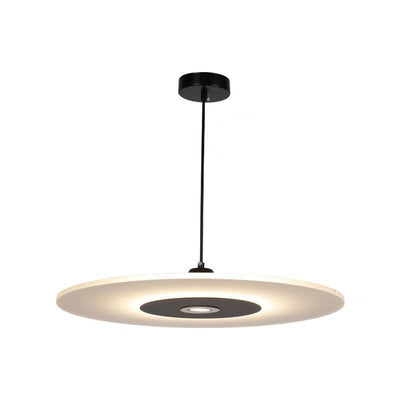 Zeitgenössische nordische runde UFO-Scheibe aus Acryl in Eisenform LED Pendelleuchte für Esszimmer 