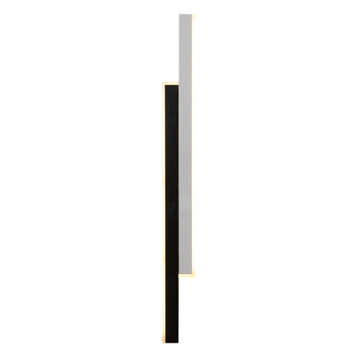 Moderne minimalistische doppelte lange Streifen-Acryl-Eisen-LED-Wandleuchte für das Schlafzimmer 