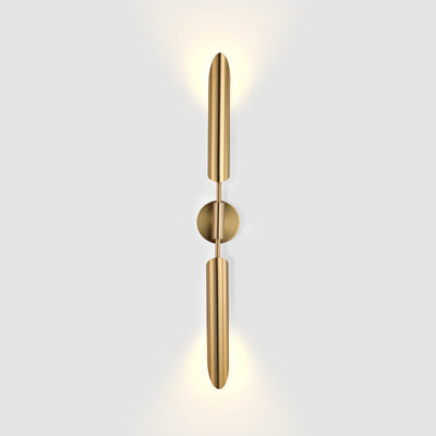 Modern Luxury Geometric Golden Arrow Iron Glass 1/2 Light Wall Sconce Lamp For Bedroom