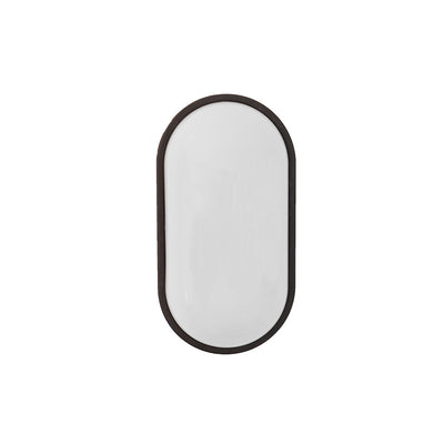Moderne Minimalistische Wasserdichte Ovale PP PC LED Wandleuchte Für Außen 
