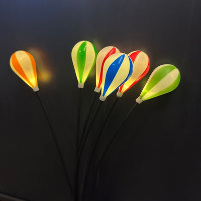 ضوء المناظر الطبيعية LED البلاستيكي الحديدي لفرع البالون الشمسي الإبداعي المعاصر للحديقة 