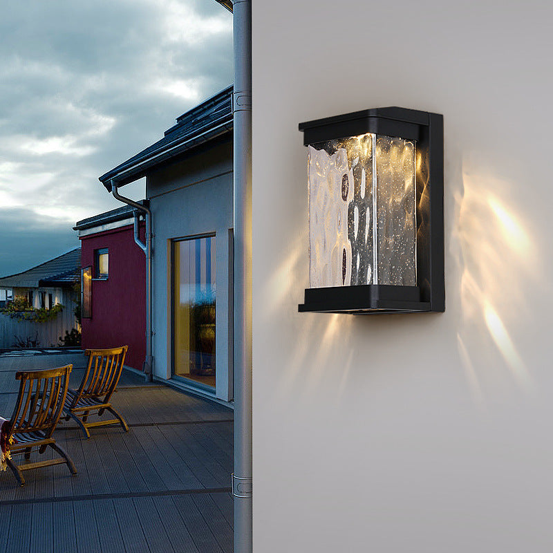 Applique murale LED en verre d&