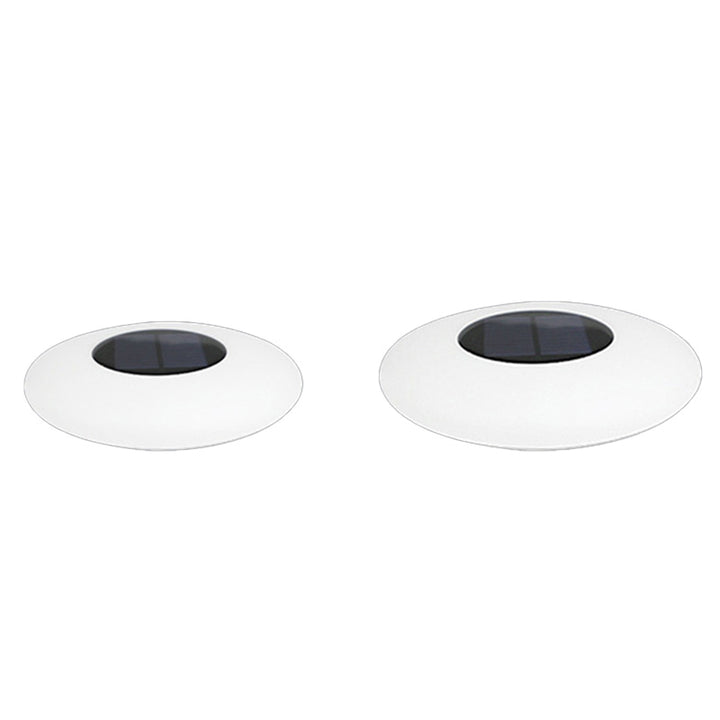 Luz de piscina moderna minimalista solar impermeable redonda ovalada PE ABS LED para paisaje exterior para patio exterior 
