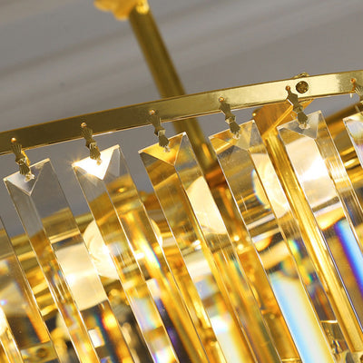 Moderne Luxus Schraube Multi-Level Lange Rechteck Hardware Kristall 10/16/24 Licht Kronleuchter Für Wohnzimmer 