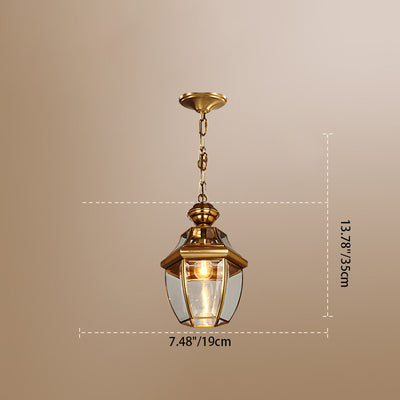 Lámpara colgante de 1 luz de vidrio de cobre a rayas moderna minimalista ovalada redonda para dormitorio 