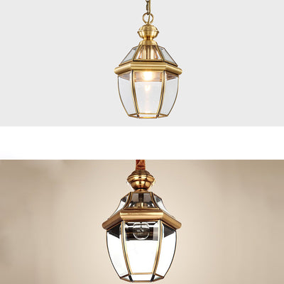 Lámpara colgante de 1 luz de vidrio de cobre a rayas moderna minimalista ovalada redonda para dormitorio 