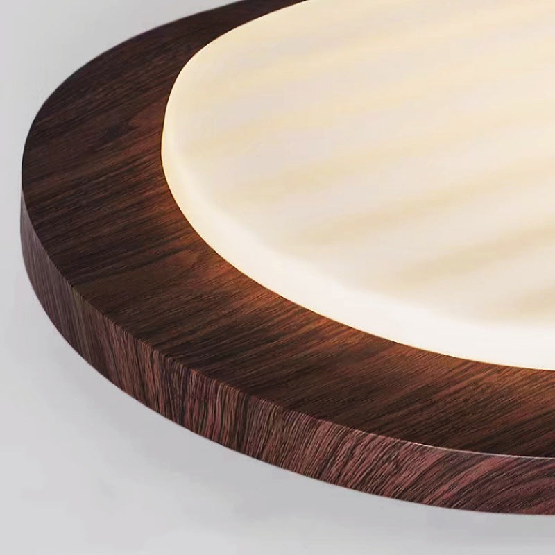 ضوء سقف LED مثبت بمساحة PVC بتصميم خشبي تقليدي قديم لغرفة النوم 