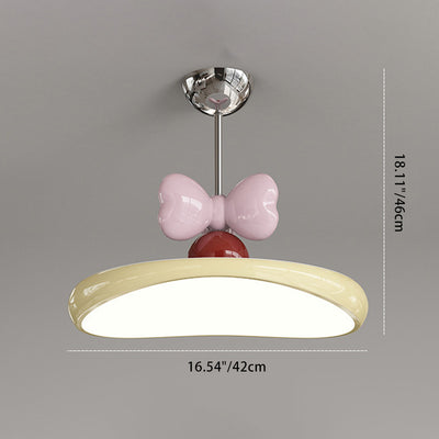 Lumière de plafond semi-encastrée LED en fer et acrylique à base semi-circulaire en arc ovale minimaliste moderne pour chambre 