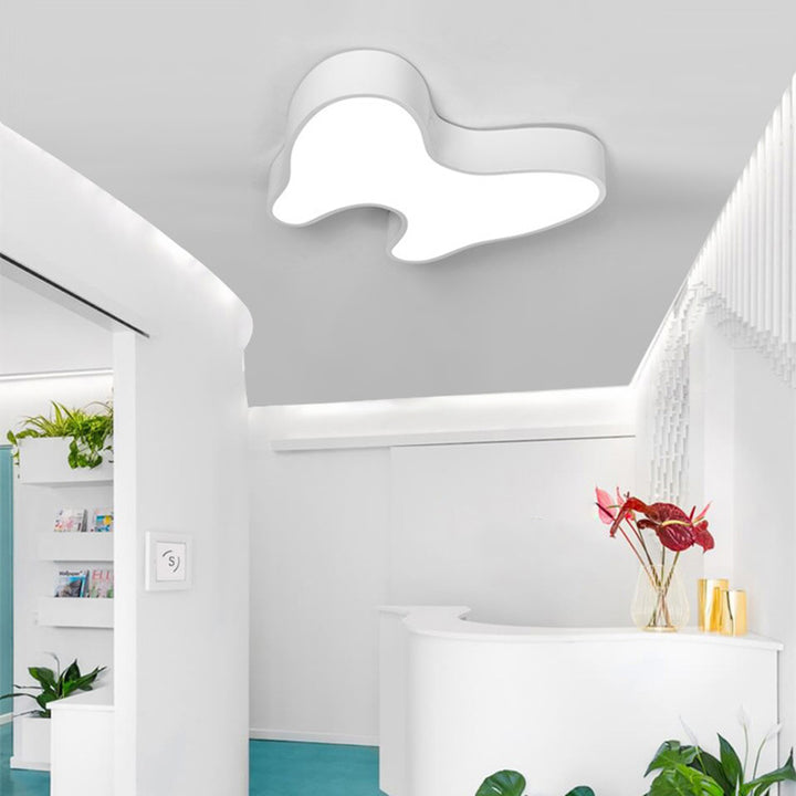 Luz de techo LED de montaje empotrado de hierro acrílico para niños creativa contemporánea para sala de estar 