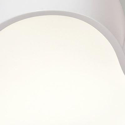Lustre de plafond LED en acrylique avec fer à dents pour enfants créatif contemporain pour salon 