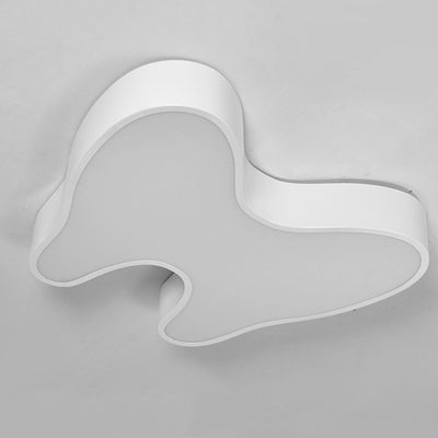 Lustre de plafond LED en acrylique avec fer à dents pour enfants créatif contemporain pour salon 
