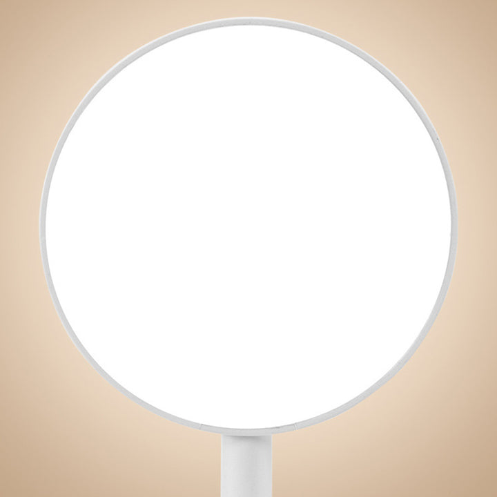 Modern Minimalist Round Adjustable Long Hose Clamp Plastic LED Table Lamp For Bedroom