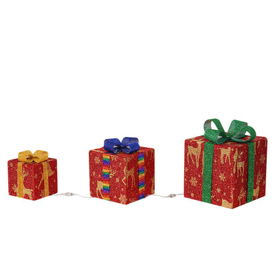 Moderne minimalistische quadratische Weihnachtsgeschenkbox PVC LED Stehlampe dekoratives Licht für Wohnzimmer