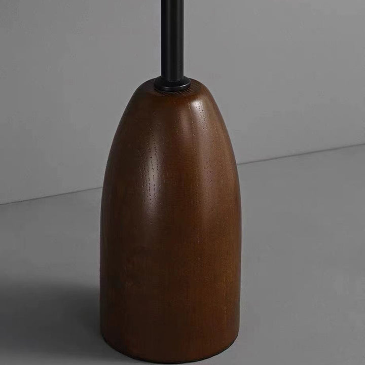 Traditionelle Vintage Regenschirm Zylinder Eisen Stroh 2-Licht Stehlampe für Wohnzimmer 