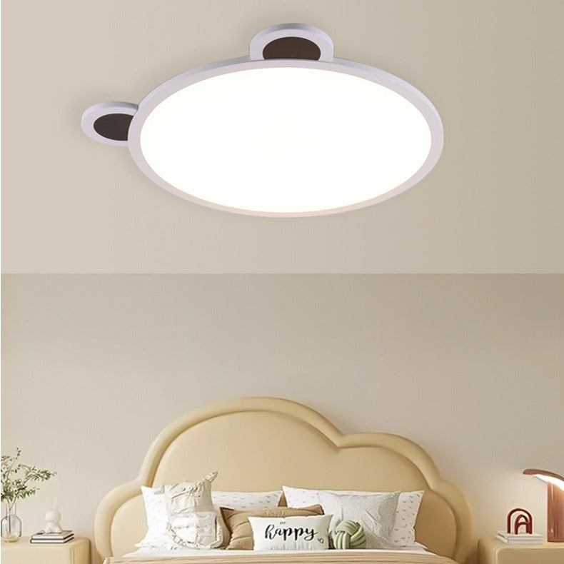 Plafonnier LED en acrylique et aluminium en forme d&