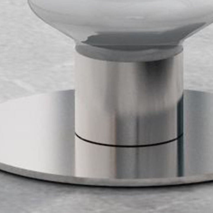 Zeitgenössische skandinavische Kürbis-Mehrschicht-Stehlampe aus Eisen-Marmor und Acrylschirm, LED-Stehlampe für Wohnzimmer 