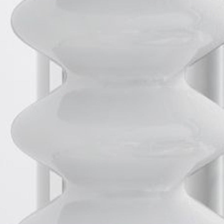 Zeitgenössische skandinavische Kürbis-Mehrschicht-Stehlampe aus Eisen-Marmor und Acrylschirm, LED-Stehlampe für Wohnzimmer 