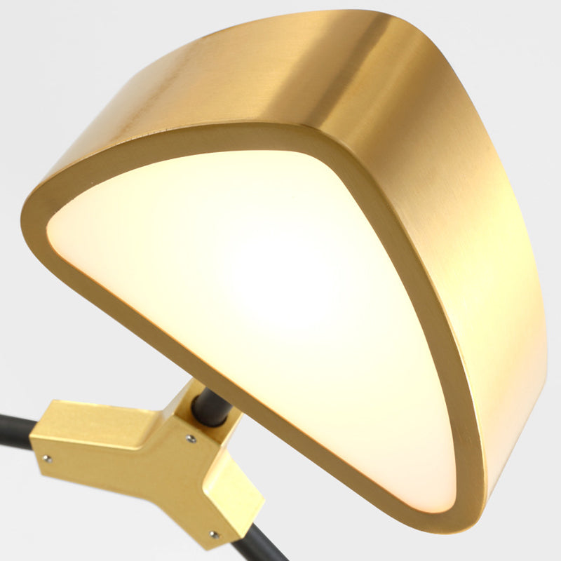 Zeitgenössische skandinavische Zweig Pfeil lange Stange Eisen Acryl LED Kronleuchter für Wohnzimmer 