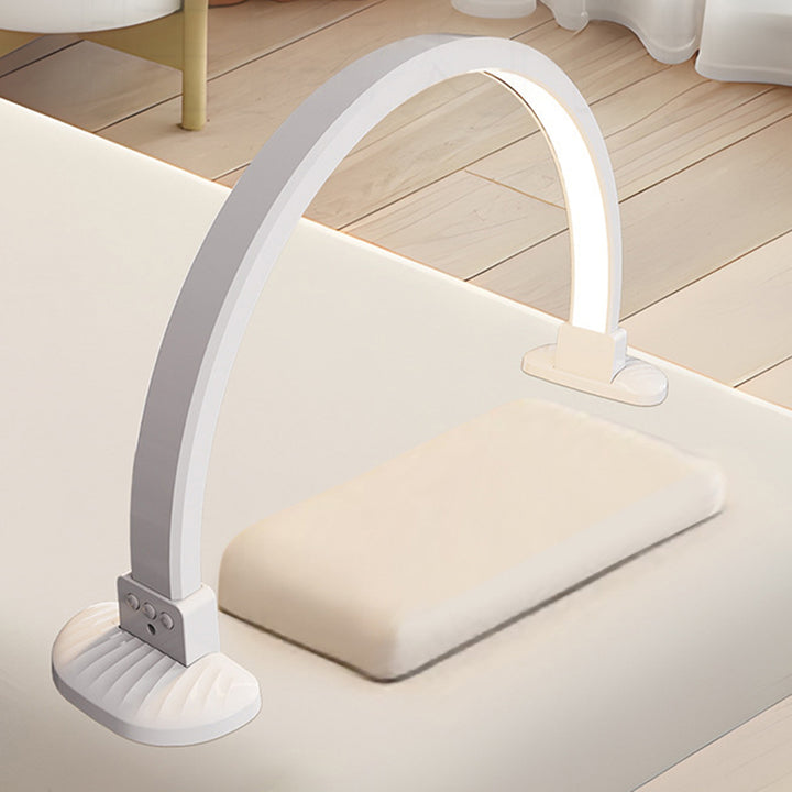 Lampe de table LED en aluminium PVC avec diamants écrasés incurvés minimaliste moderne pour salon 