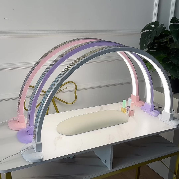 Lampe de table LED en aluminium PVC avec diamants écrasés incurvés minimaliste moderne pour salon 