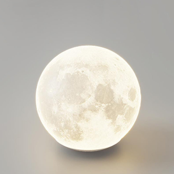 Cercle Scandinave Contemporain Autour de Lune Fer Aluminium Résine LED Lustres Lumière Îlot Pour Salle à Manger 
