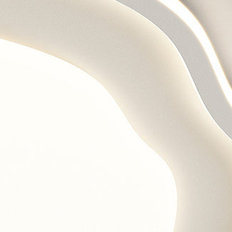 Plafonnier LED en aluminium et fer acrylique nuage moderne minimaliste irrégulier pour salon 