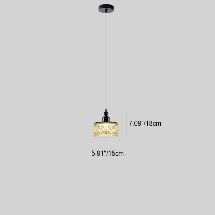 Lustre à LED en acier inoxydable texturé en résine avec cylindre, carré, sphère moderne pour chambre à coucher 