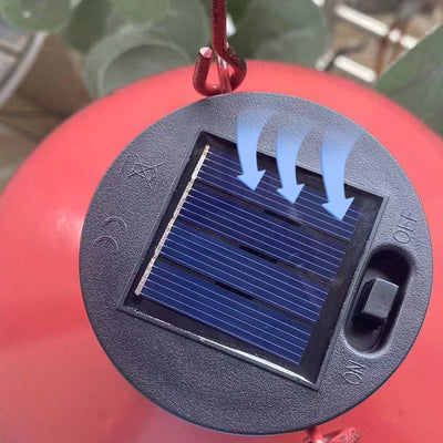 Traditional Vintage Solar Waterproof Round Table Oval Mesh Iron 1-Light Outdoor Light For Garden