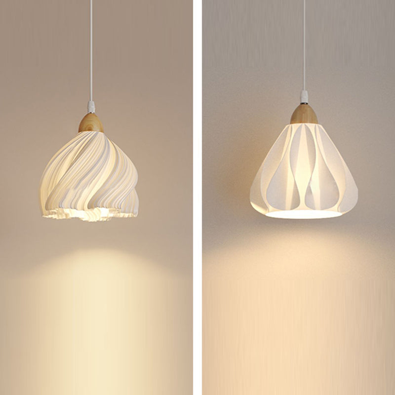 Applique murale 1 lumière en bois avec base en disque de pétale courbe en demi-cercle scandinave contemporain pour salon 