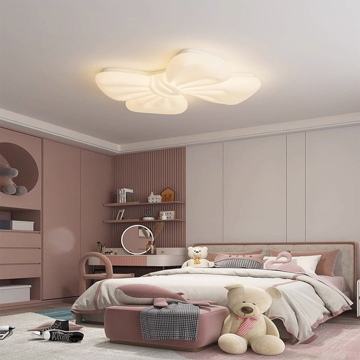 Luz de techo LED empotrada de hierro y plástico con diseño minimalista moderno para habitación infantil 