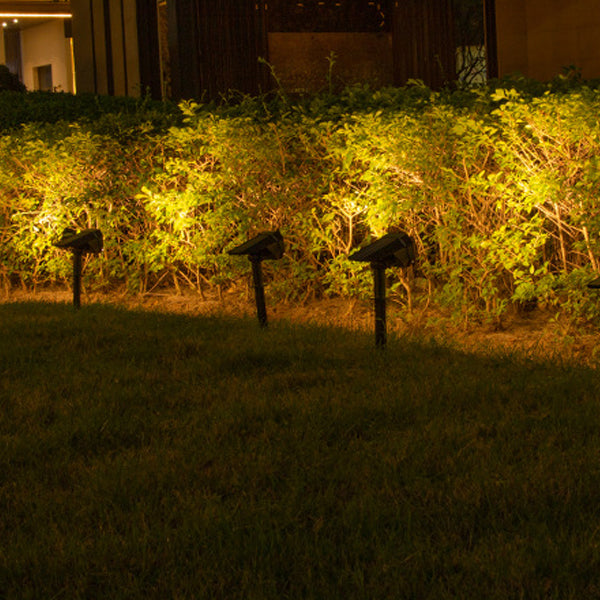 Moderno Minimalista Solar Impermeable Rectangular Hexagonal ABS PC LED Luz de Enchufe de Suelo para Jardín 