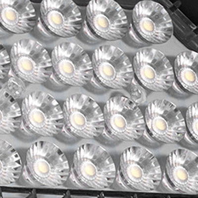 ضوء حديقة مشهد العشب الأرضي LED PC ABS سداسي مستطيل مقاوم للماء بالطاقة الشمسية الحديث البسيط 