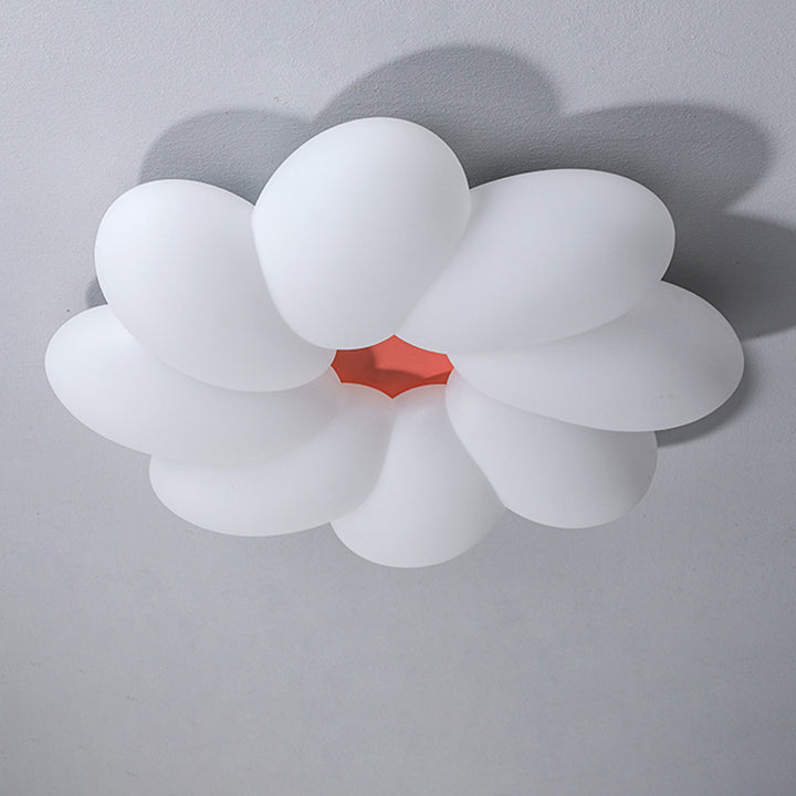 Luz de techo LED de montaje empotrado de hierro PLA con pétalos minimalistas modernos para dormitorio infantil 