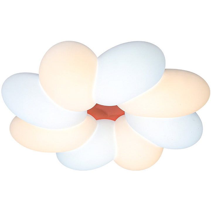 Luz de techo LED de montaje empotrado de hierro PLA con pétalos minimalistas modernos para dormitorio infantil 