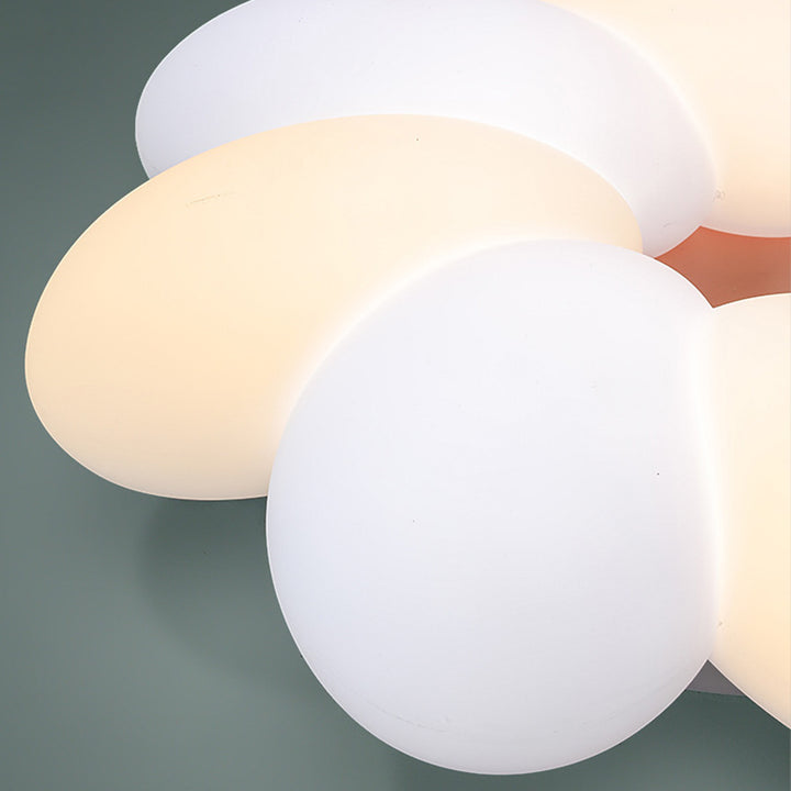 Luz de techo LED de montaje empotrado de hierro PLA con pétalos minimalistas modernos para dormitorio infantil 