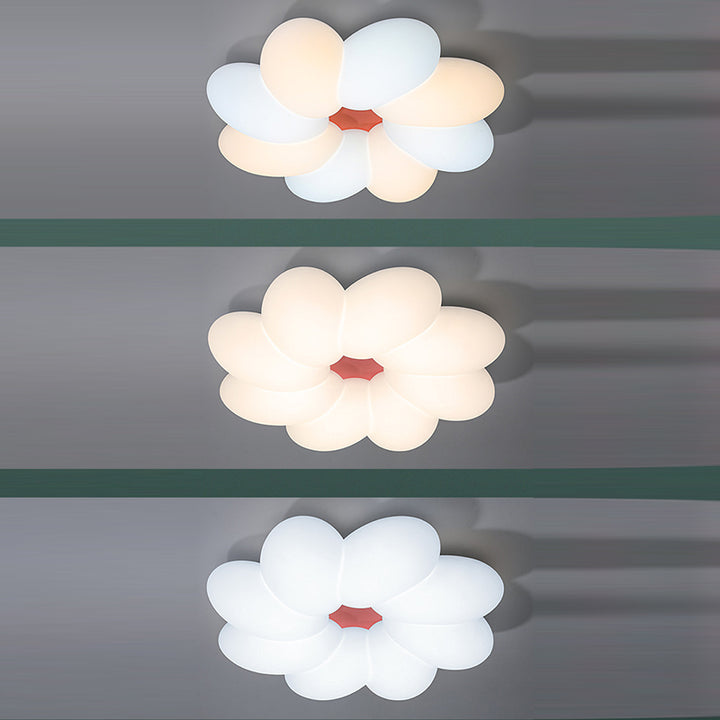 Luz de techo LED de montaje empotrado de hierro PLA con pétalos minimalistas modernos para dormitorio infantil 