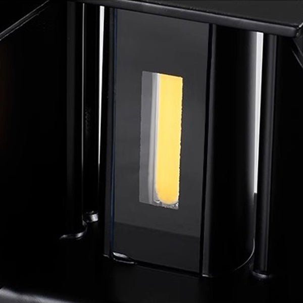 Moderne minimalistische wasserdichte quadratische rechteckige Aluminium-LED-Wandleuchte für das Wohnzimmer 