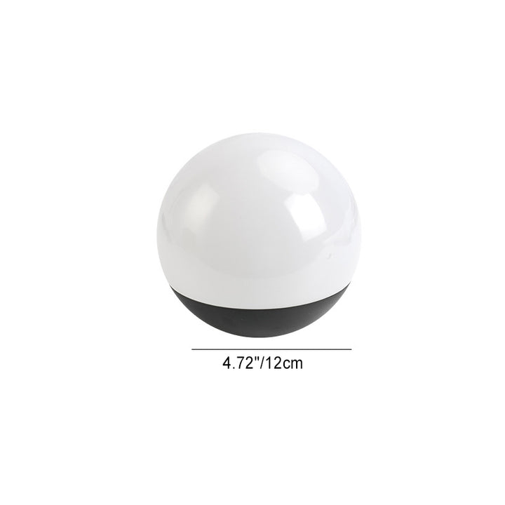Lampe de Table LED Sphère Lune Minimaliste Moderne PP PS PVC pour Chambre 
