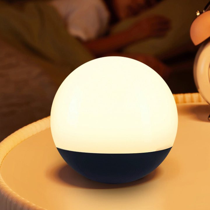 Lampe de Table LED Sphère Lune Minimaliste Moderne PP PS PVC pour Chambre 