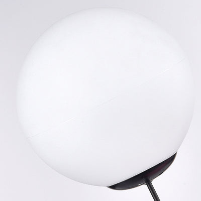 Contemporary Creative Cartoon Kids Space Rabbit Balloon Resin Plastic LED Table Lamp For Bedroom
