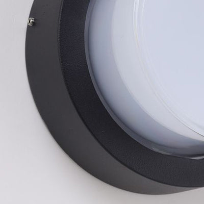 Luz de techo empotrada LED de aluminio fundido a presión acrílico cuadrado redondo cilíndrico minimalista moderno a prueba de agua para patio exterior 