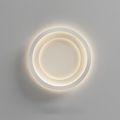 Modern Minimalist Round Irregular Iron Acrylic LED Flush Mount Ceiling Light For Bedroom