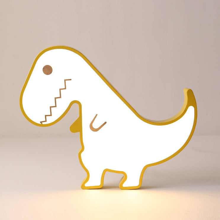 Plafonnier LED en acrylique et fer avec dinosaure pour enfants, style scandinave contemporain, pour chambre à coucher 