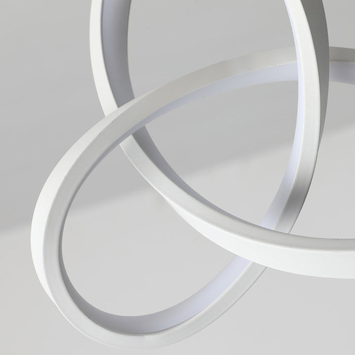 Lámpara colgante LED de aluminio acrílico en forma de triángulo con diseño minimalista moderno para sala de estar 